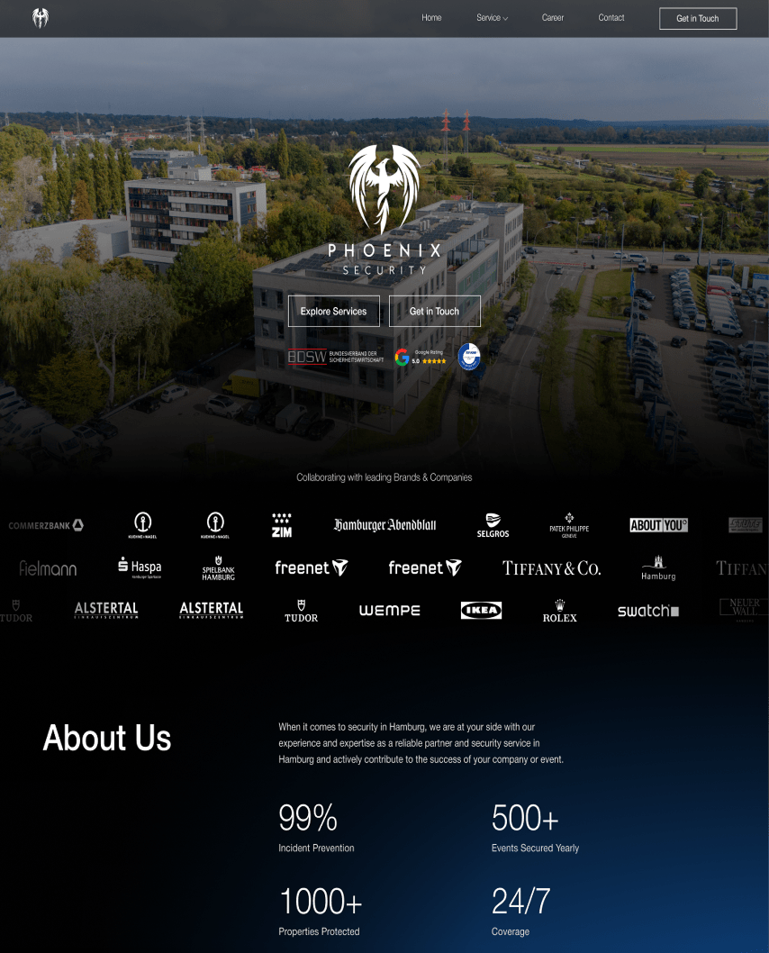 Soye studio project Phoenix Security